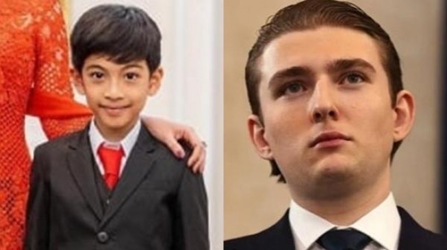 Temani Jokowi Kondangan, Jan Ethes Bikin Pangling: Saingan Barron Trump