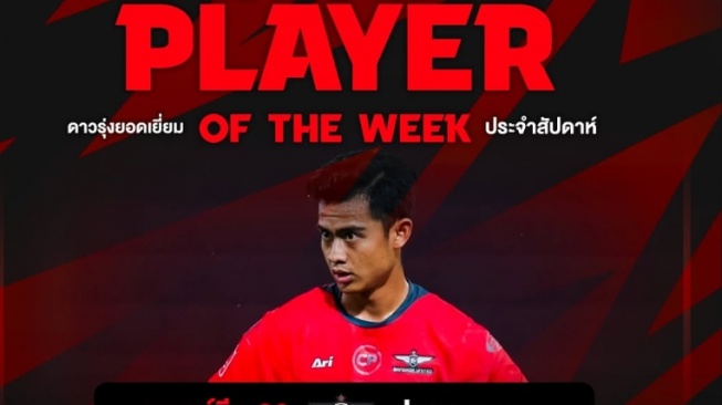 Statistik Gokil Pratama Arhan Jadi Pemain Terbaik Liga Thailand!