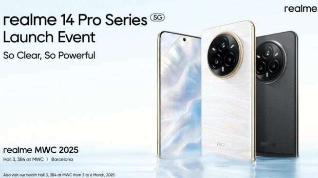 Realme 14 Pro Series Siap Debut Global di MWC 2025, Begini Spesifikasinya