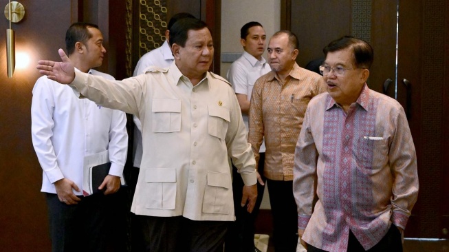 JK Beri Wejangan Ketahanan Pangan ke Prabowo, Bahas Lonjakan Produksi Beras