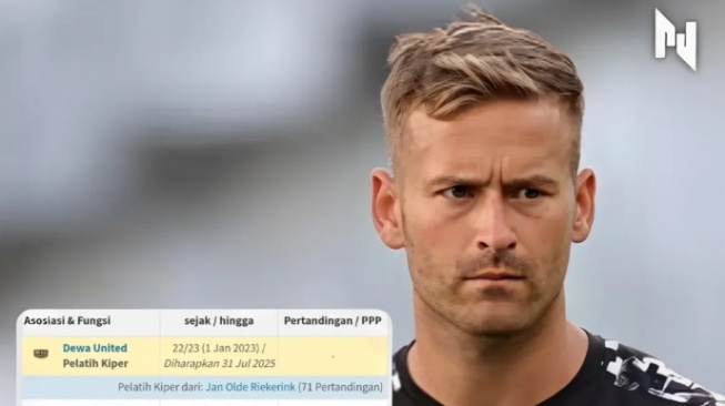 Sjoerd Woudenberg resmi jadi pelatih kiper Timnas Indonesia.(IG nusantara.ballers)