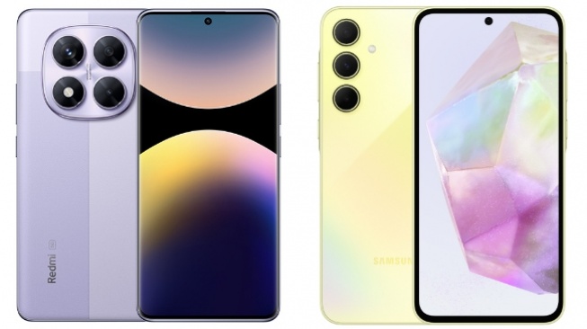 Perbandingan Spesifikasi Redmi Note 14 Pro 5G vs Samsung Galaxy A35 5G