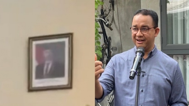 Anies Baswedan Hadir di Pelantikan Guru Besar UGM, Netizen Salfok Foto Gibran di Dinding: Penghinaan..