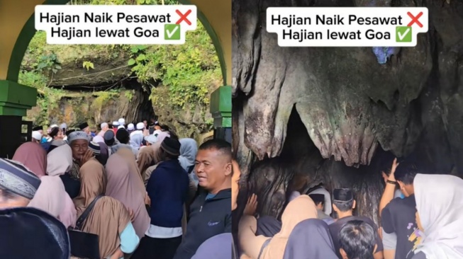 Viral Ribuan Peziarah Padati Gua Saparwadi di Tasikmalaya, Dipercaya Ada 'Lorong Spiritual' Menuju Mekkah!