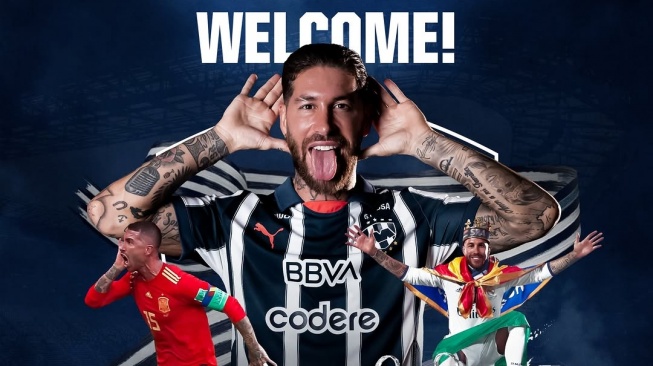 Eks bek Real Madrid dan PSG, Sergio Ramos resmi melanjutan karier ke Liga Meksiko bersama CF Monterrey [Instagram Sergio Ramos]