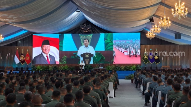 Prabowo Ungkap Alasan Kumpulkan Komandan Satuan TNI: Banyak Perwira Belum Pernah Injakan Kaki di Istana