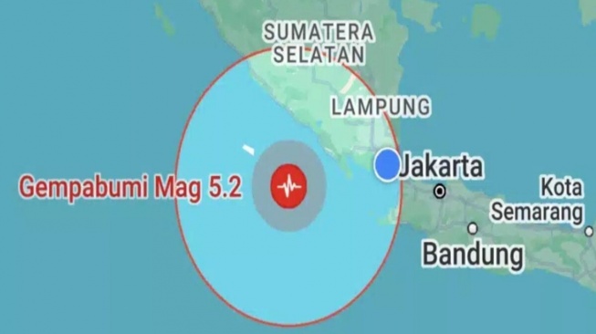 Gempa 5,2 Magnitudo Guncang Pesisir Barat