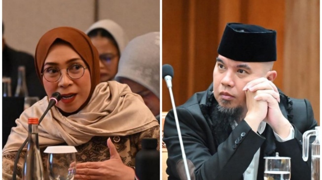 Nyanyi saat Rapat DPR, Ahmad Dhani dan Melly Goeslaw Banjir Kritik: Rakyat Sakit Hati