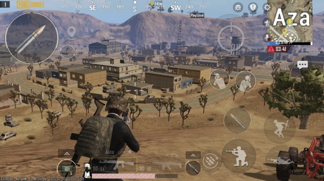 Ilustrasi PUBG Mobile di map Miramar. [Level Infinite Indonesia]