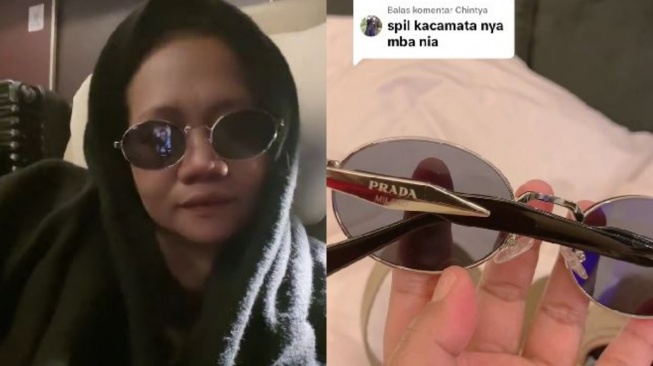 Gaya branded pengasuh Kamari. [TikTok]