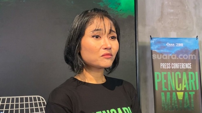 Riyuka Bunga ditemui di kawasan Tebet, Jakarta Selatan, Selasa (11/2/2025). [Tiara Rosana/Suara.com]