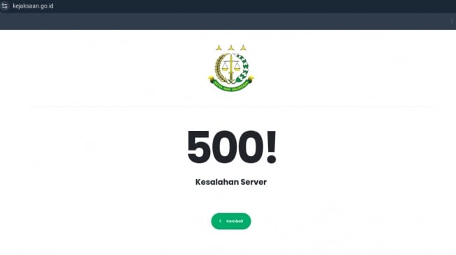 Akun Anonim Tantang Jaksa Agung, Website Kejagung Dibobol?