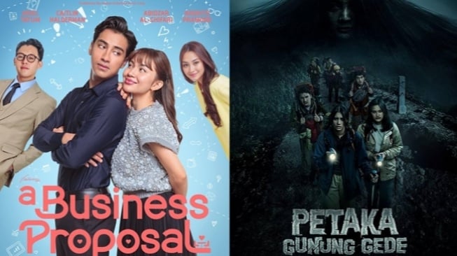 Rilis Bareng, Jumlah Penonton Film A Business Proposal dan Petaka Gunung Gede Beda Jauh