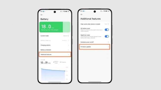 Memperbarui firmware baterai Xiaomi. [Xiaomitime]