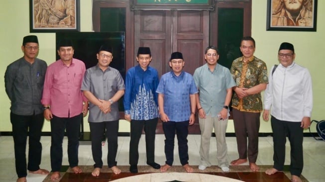 Lengkapi Masukan, Tim Transisi Ahmad Luthfi-Taj Yasin Sowan NU dan Muhammadiyah Jateng