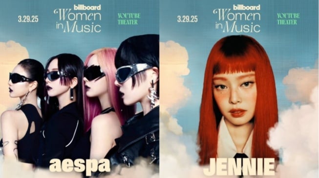 aespa dan Jennie Raih Penghargaan di Ajang 'Billboard Women in Music 2025'