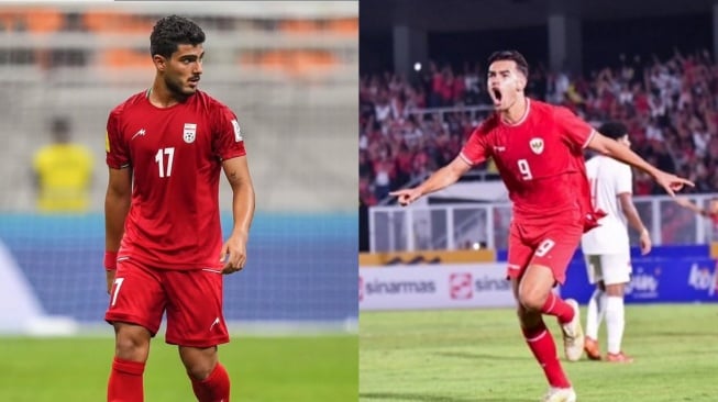 Perbandingan Harga Pasar Jens Raven vs Reza Ghandipour, Striker Andalan Timnas Iran U-20