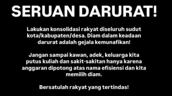 BEM SI Lakukan Konsolidasi di Kantor ICW, Tolak Efisiensi Anggaran Pendidikan Era Prabowo!