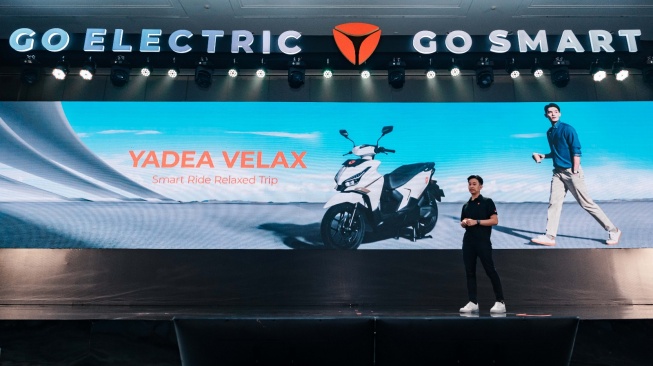 Motor Listrik Velax Mengaspal di IIMS 2025, Kementerian Perindustrian Apresiasi Yadea