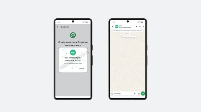 Fitur username WhatsApp. [WABetaInfo]