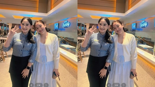 Penampilan baru Laura Meizani alias Lolly anak Nikita Mirzani. [TikTok/@caramelmacciatooo0]