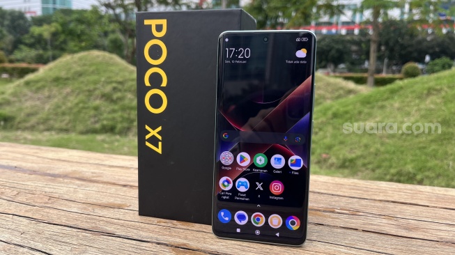 Poco X7. [Suara.com/Dicky Prastya]