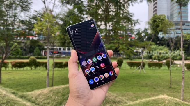 Poco X7. [Suara.com/Dicky Prastya]