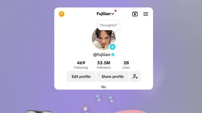 Like TikTok Fuji tembus 2 miliar. [Instagram]