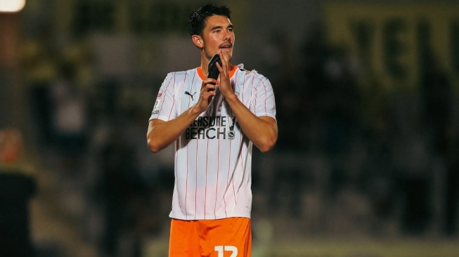 Elkan Baggott disebut pelatih Blackpool alami cedera ringan. (Instagram/@blackpoolfc)