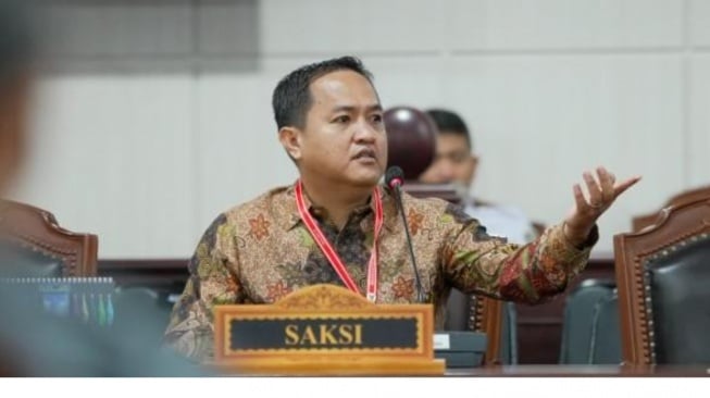 Bersaksi di MK, Thomas Amirico: Tidak Ada Data Aries Sandi Ikut Ujian Persamaan