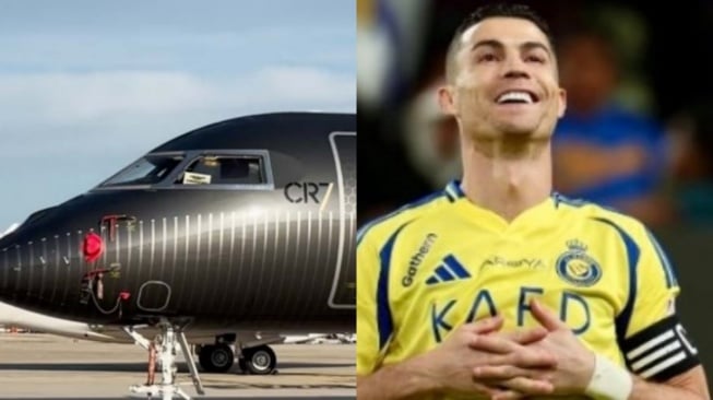 Harga Jet Pribadi Cristiano Ronaldo, Punya Fasilitas bak Hotel Kini Dibawa ke Indonesia