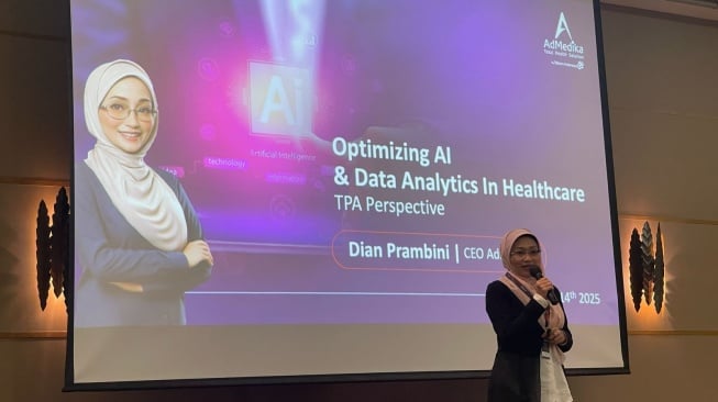 CEO AdMedika Dian Prambini menjadi salah satu guest speaker yang memaparkan mengenai “Optimizing AI & Data Analytics in Healthcare: TPA Perspective”di The Ritz-Carlton, Bali, pada Jumat-Sabtu (14-15 Februari 2025) (Dok: Telkom)