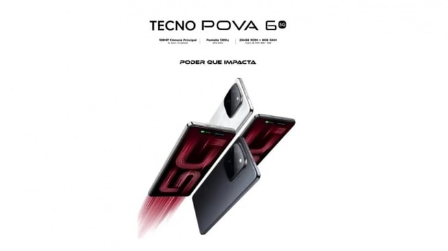 Bocoran Tecno Pova 6 5G. [Gizmochina]