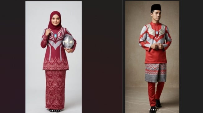 Tren Baju Lebaran 2025 Ultraman Viral, Ini Asal-usul dan Desainernya?