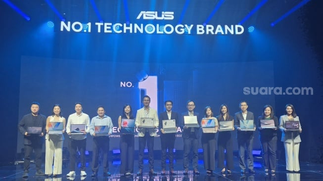 Peluncuran Asus Zenbook A14 (UX3407QA), Jakarta, Rabu (19/2/2025). [Suara.com/Dythia]