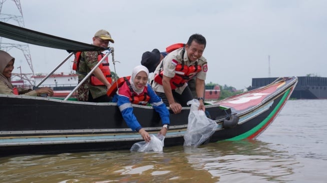 Populasi Ikan Terancam! Pertamina dan Pemkab Banyuasin Galakkan Konservasi