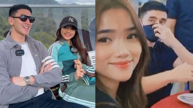 8 Potret Fuji dan Verrell Bramasta di Malaysia, Dinner Pakai Baju Couple