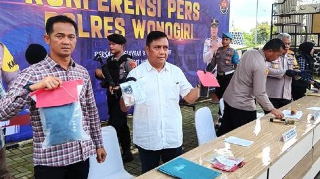 Pengedar Narkoba Lintas Provinsi Dibekuk di Wonogiri, Begini Kronologinya