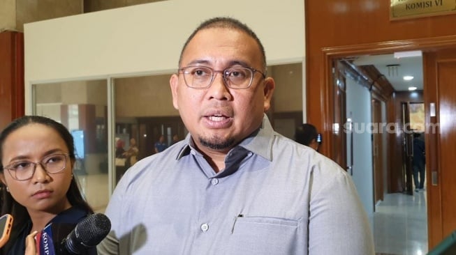 Wakil Ketua Komisi VI DPR RI fraksi Gerindra, Andre Rosiade. (Suara.com/Bagaskara)