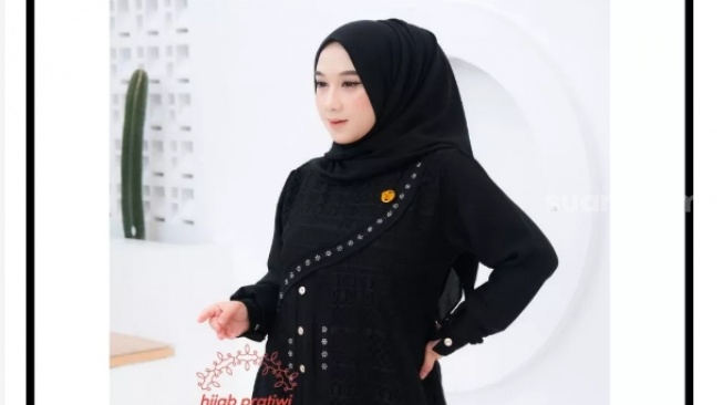 Rekomendasi gamis. (dok. Shopee)