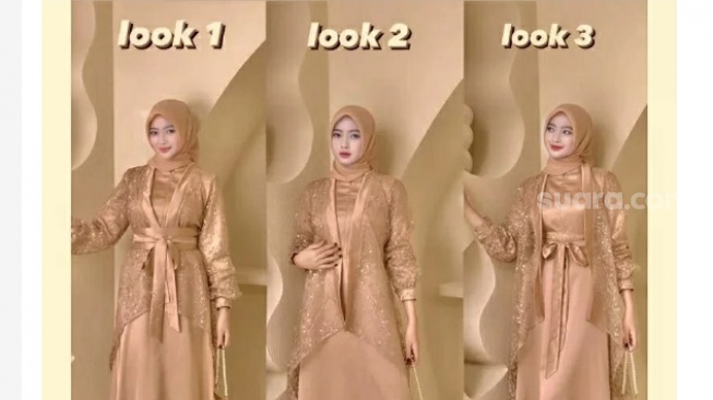 Rekomendasi gamis. (dok. Shopee)