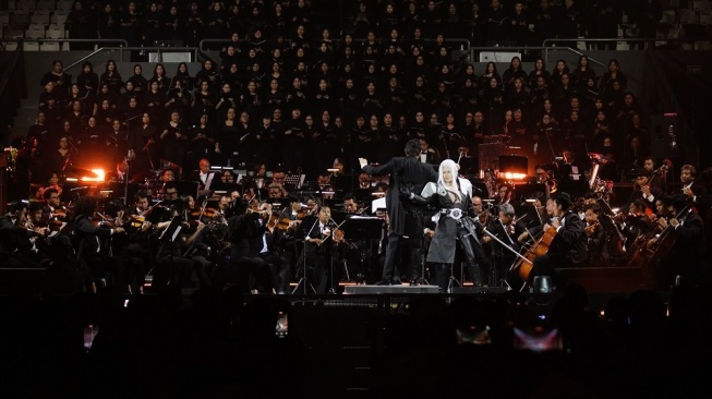 Video Game Concert Volume II yang berlangsung di Senayan, Jakarta pada 22 Februari 2025. [Tiptip]