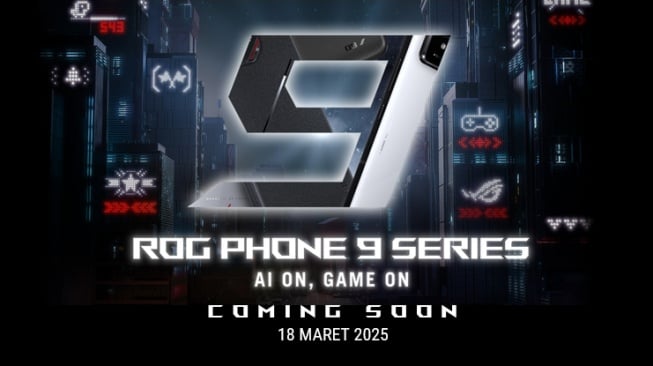 Sneak Peak ROG Phone 9 Series, Jakarta, Rabu {26/2/2025). [Asus ROG Phone] 