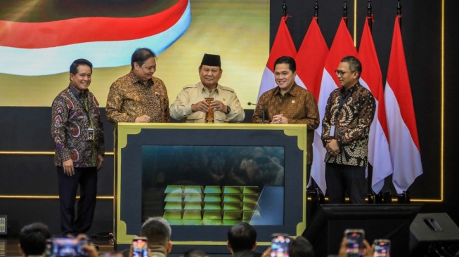 Presiden Prabowo Resmikan Layanan Bank Emas Pegadaian, BRI Group Semakin Optimis Perkuat Ekonomi Nasional