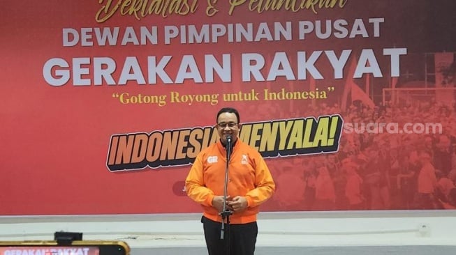 Usung Tagline Indonesia Menyala, Anies Baswedan Saksikan Deklarasi Ormas Gerakan Rakyat