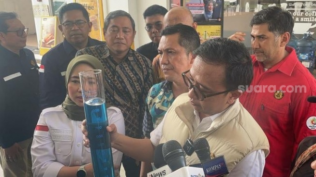 Imbas Isu Pertamax Oplosan, Komisi XII DPR Sidak ke Sejumlah SPBU di Cibubur, Ini yang Diambil