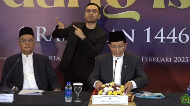 Sidang isbat penentuan awal puasa. (YT Kemenag RI)