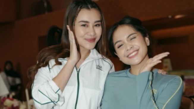 Aaliyah Massaid dan Nagita Slavina