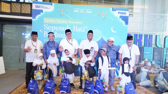 Sambut Ramadan, PNM Silaturahmi dan Berbagi Kebahagiaan Bersama Anak Yatim