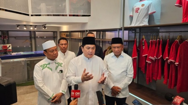 PSSI Gelar Doa Bersama Jelang Lawan Australia, Erick Thohir: Jangan Lupa Bersholawat